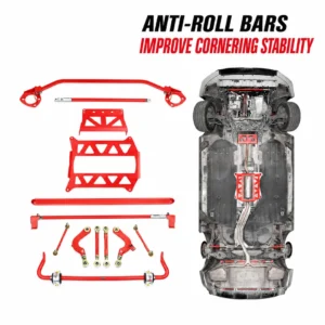 PRT sway bar and chassis brace kit for Honda Civic 10th Gen FC FK and 11th Gen FE FL